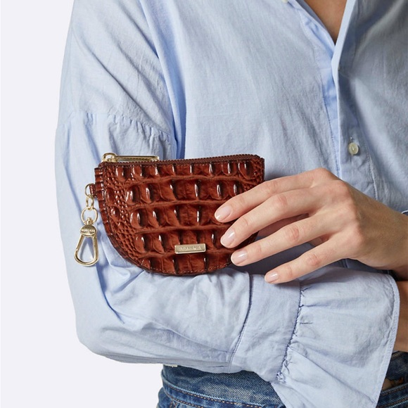 NWT Brahmin Britt Coin Purse in Golden Rod Ombré - Picture 6 of 6